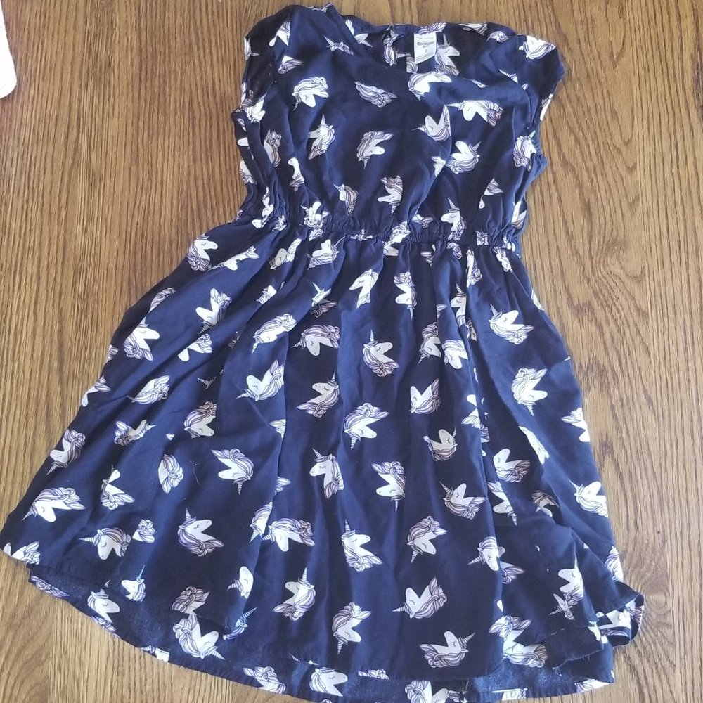 Oshkosh Girl Size 7 Unicorn Dress